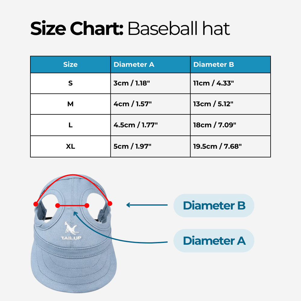 Baseball Dog Hat