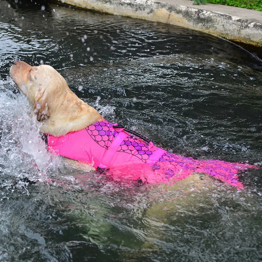 Mermaid & Shark Dog Life Jacket