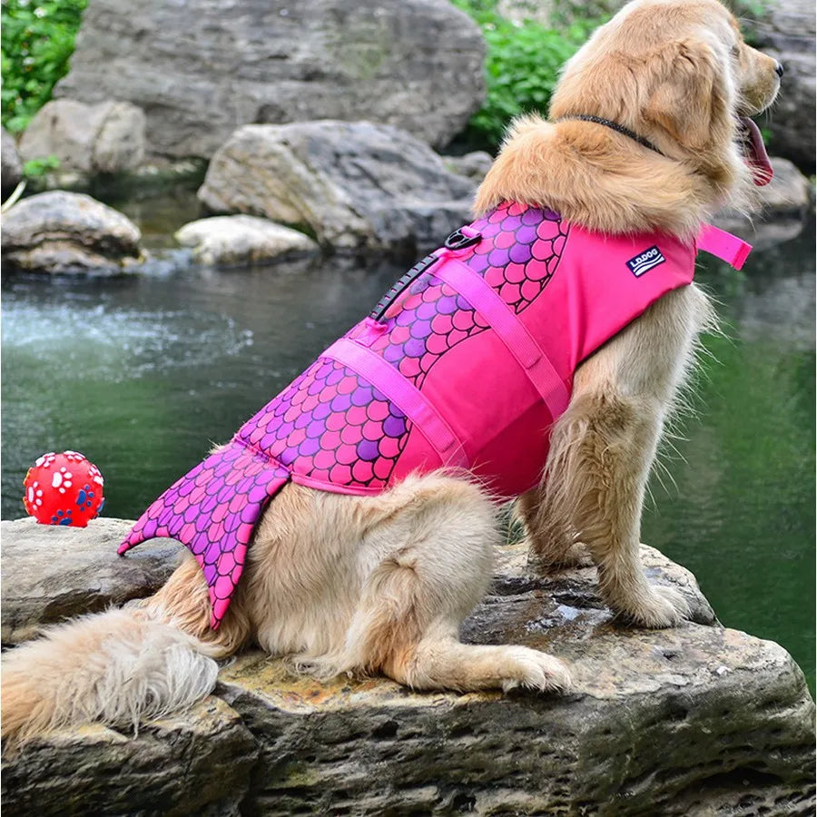 Mermaid & Shark Dog Life Jacket