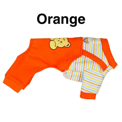 Striped Bear Dog Jumpsuit