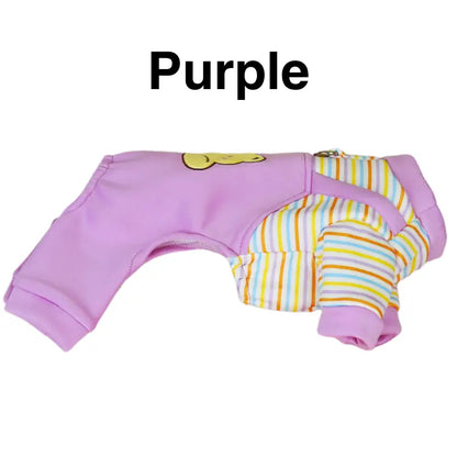 Striped Bear Dog Jumpsuit