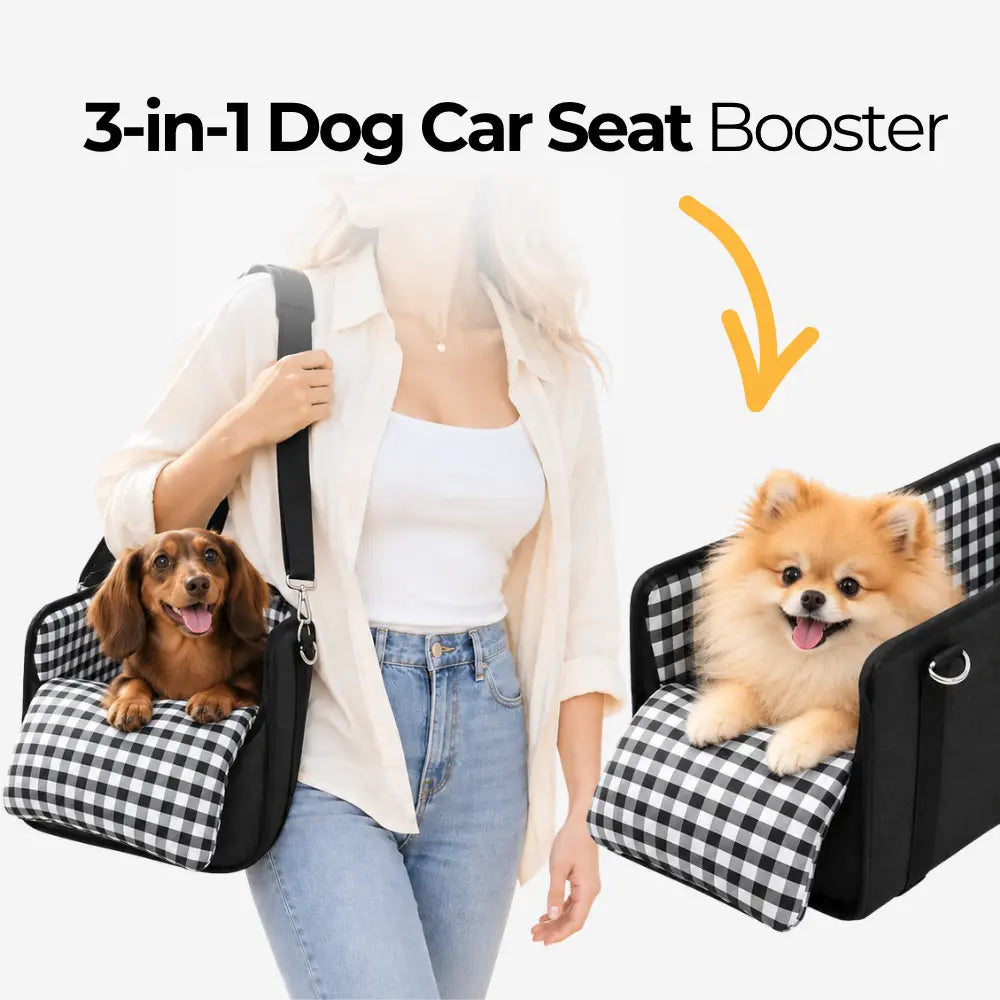 3-in1 Dog Car Seat Booster