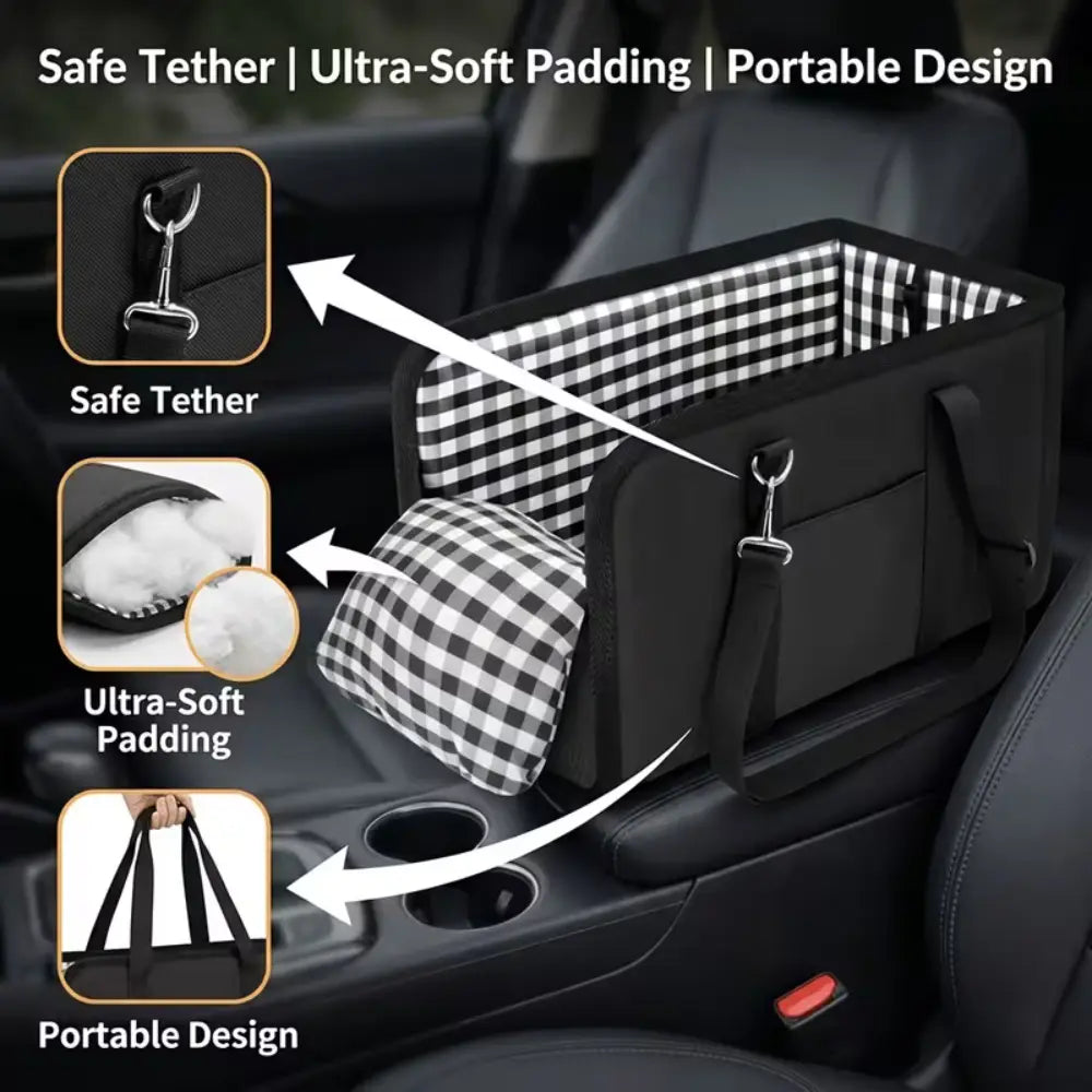 3-in1 Dog Car Seat Booster