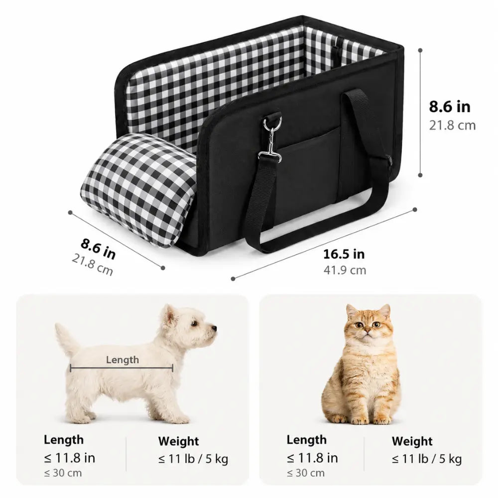 3-in1 Dog Car Seat Booster