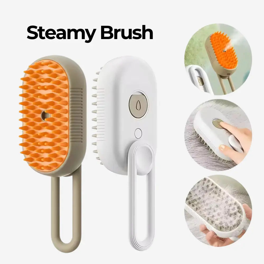 3In1 Steamy Dog Brush