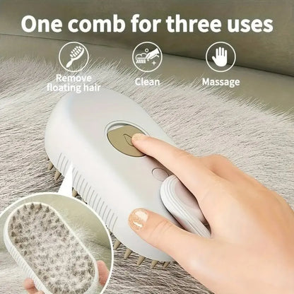 3In1 Steamy Dog Brush