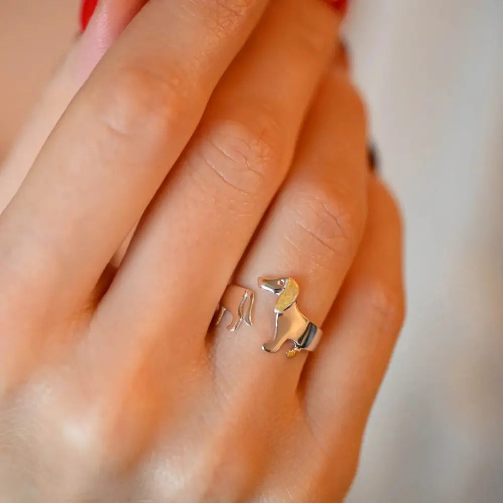 Adjustable Dachshund Ring
