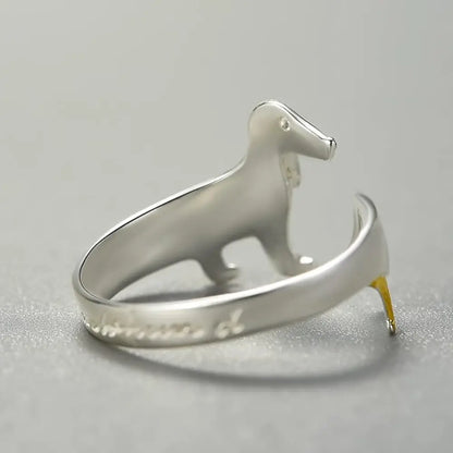 Adjustable Dachshund Ring