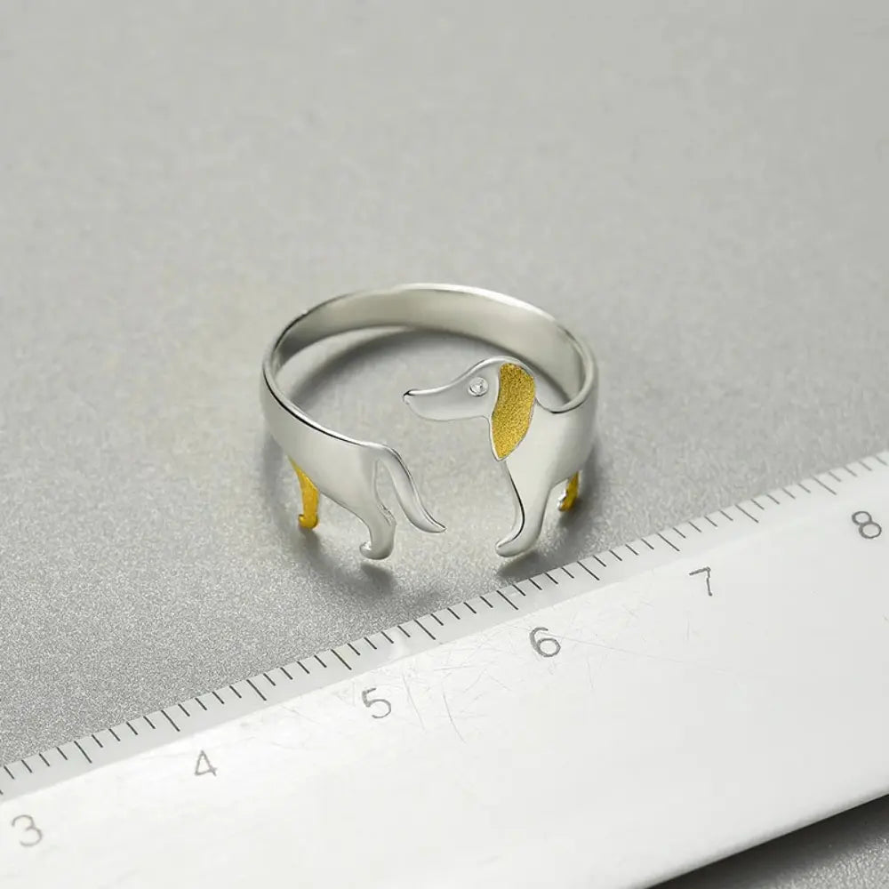 Adjustable Dachshund Ring