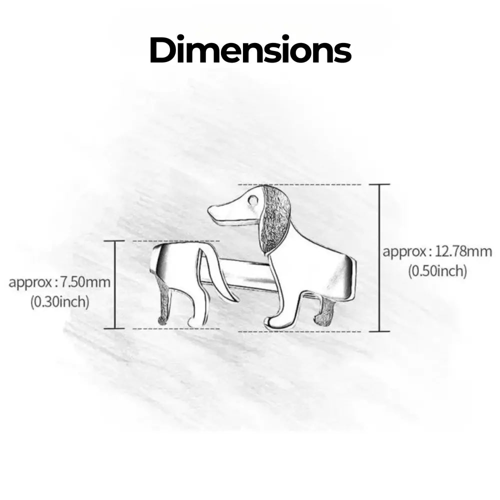 Adjustable Dachshund Ring