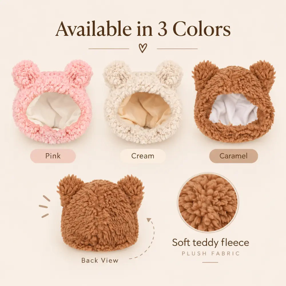 CozyBear Dog Hat