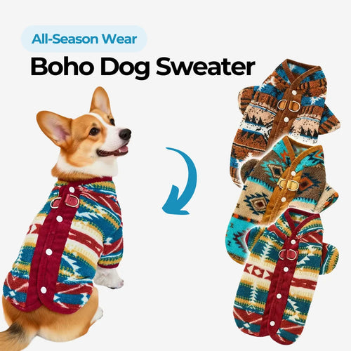Boho Dog Sweater