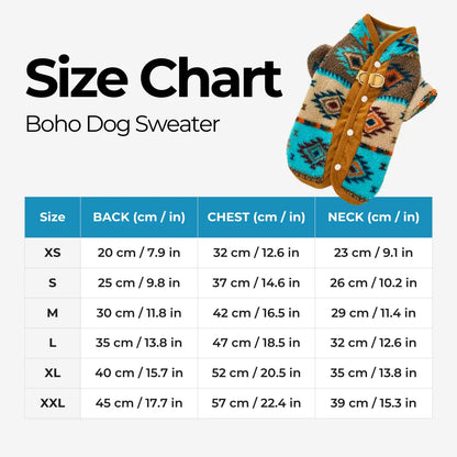 Boho Dog Sweater