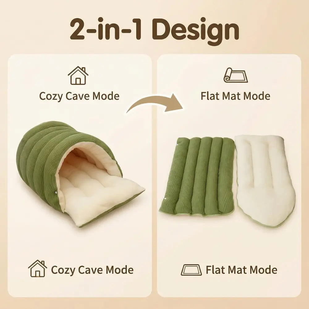 Cozy Dog Cave Bed