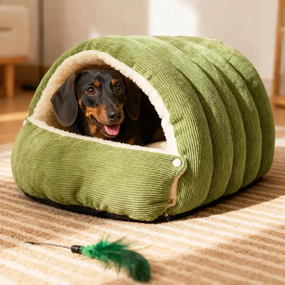Cozy Dog Cave Bed