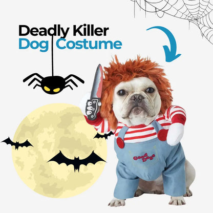 Deadly Killer Halloween Dog Costume