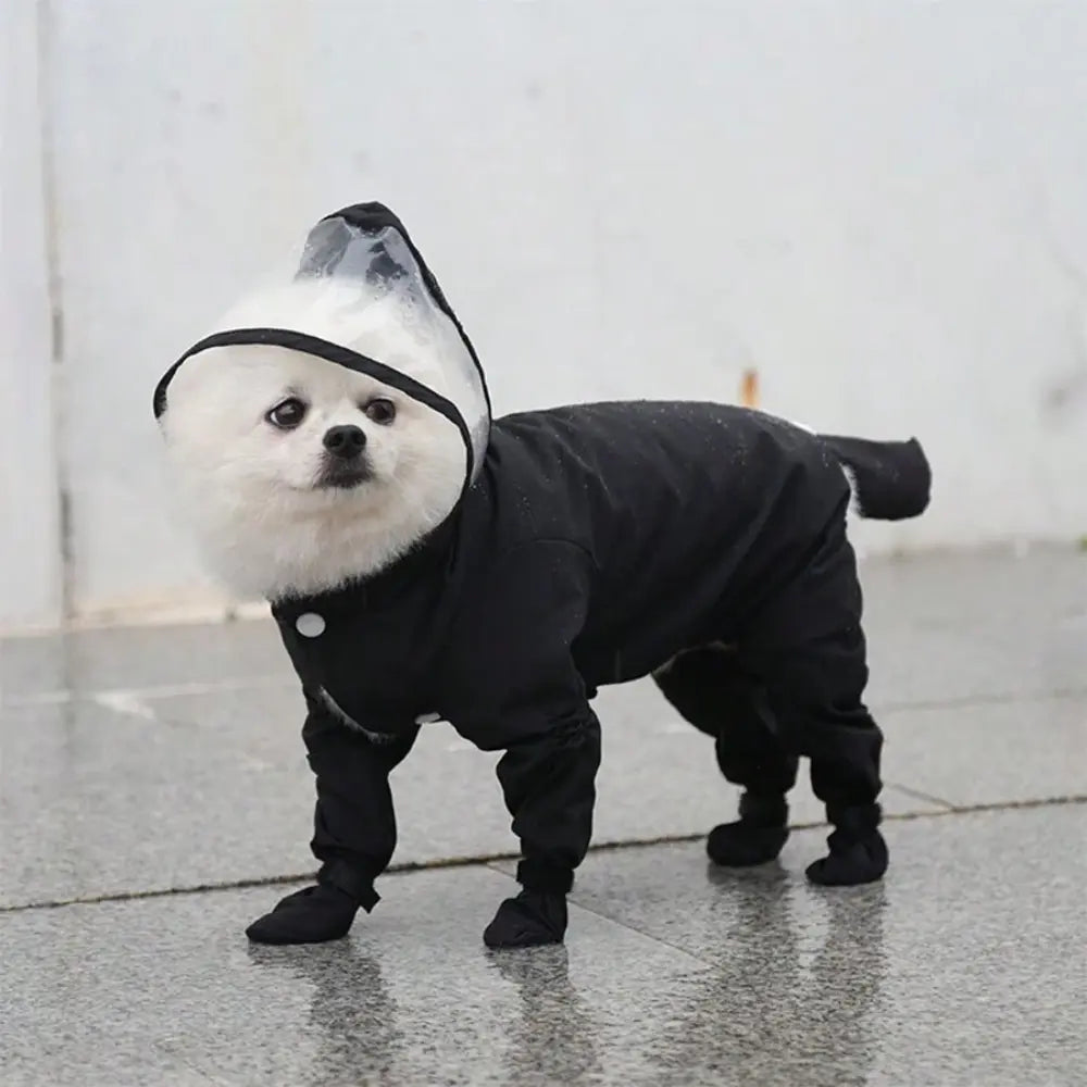 Dog Raincoat With Boots