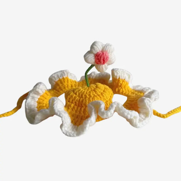 Hand-Knitted Dog Hat