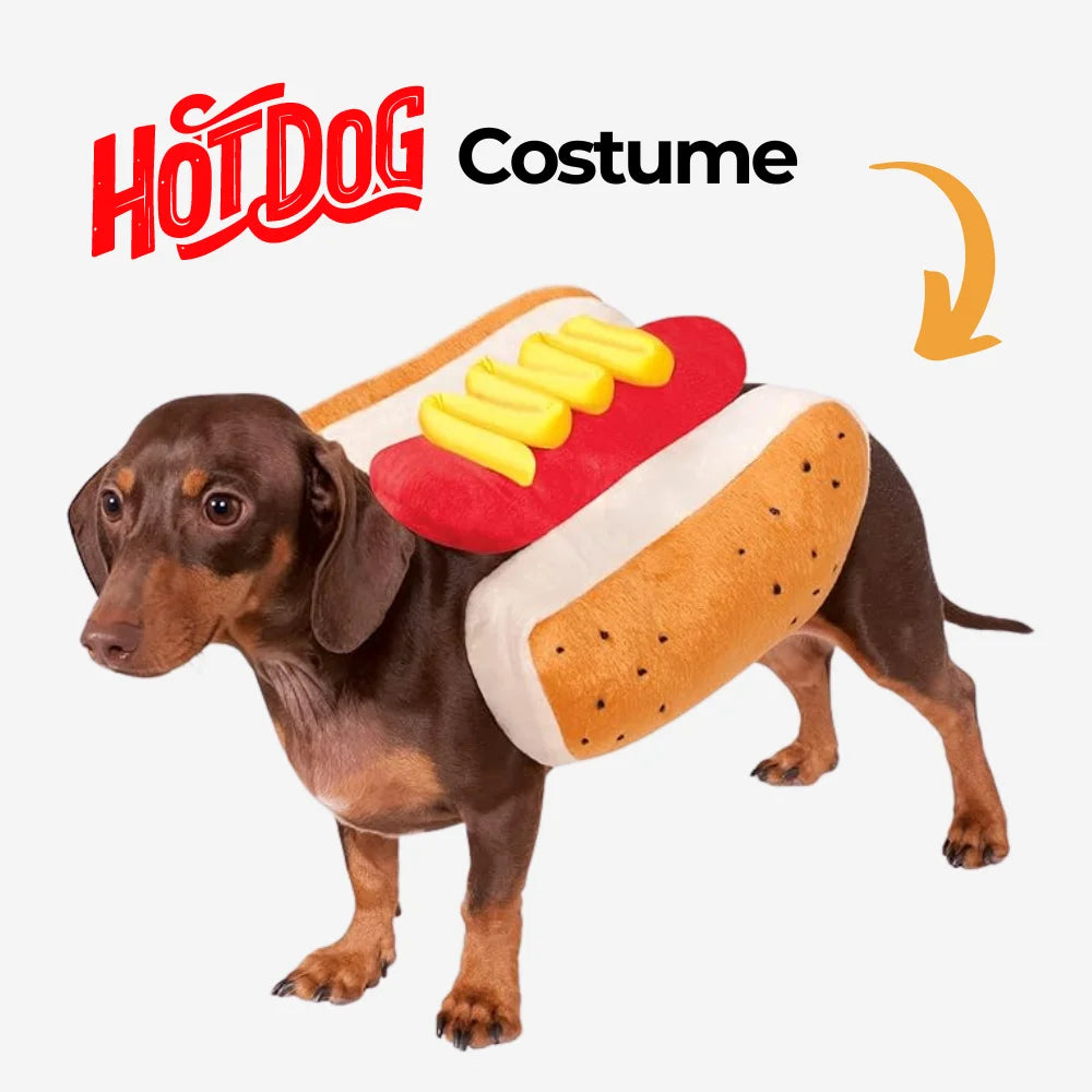 Hot Dog Halloween Costume for Dogs