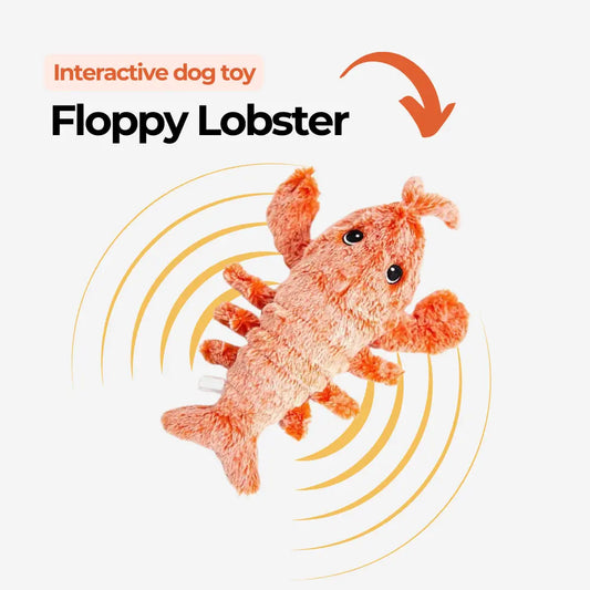 Floppy Lobster Interactive Dog Toy