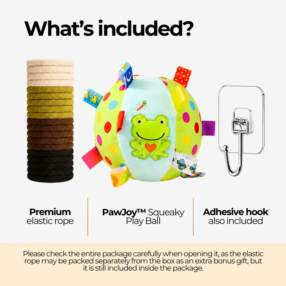 PawJoy™ Squeaky Play Ball