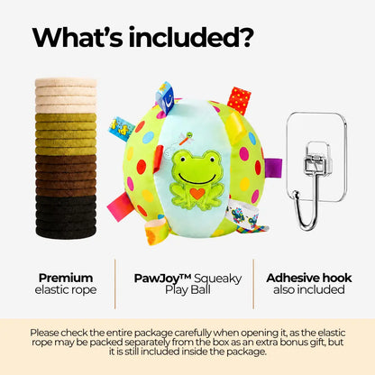 PawJoy™ Squeaky Play Ball