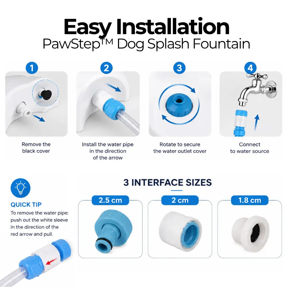 PawStep™ Dog Splash Fountain