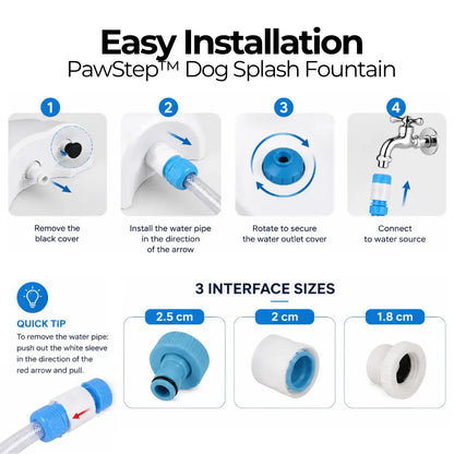 PawStep™ Dog Splash Fountain