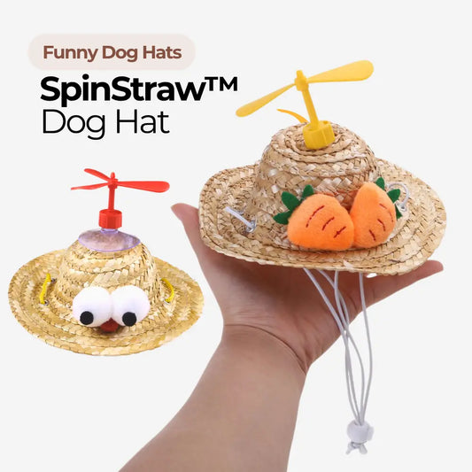 SpinStraw™ Dog Hat