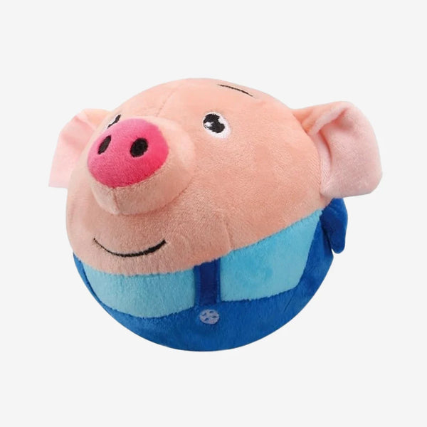 Squeaky Moving Pig Toy