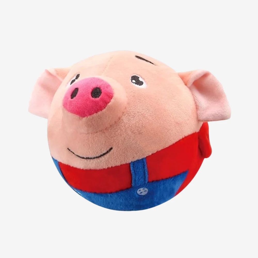 Squeaky Moving Pig Toy