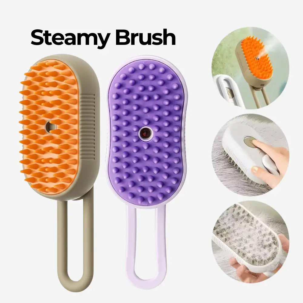 3In1 Steamy Dog Brush