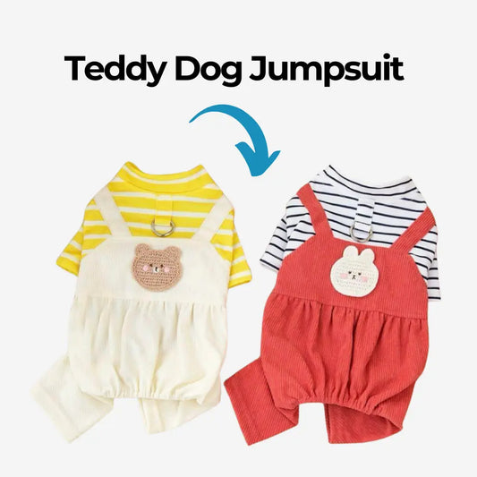 Teddy Dog Jumpsuit