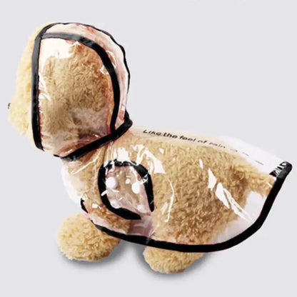 Transparent Dog Raincoat