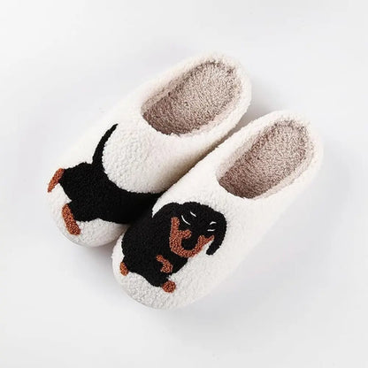 Winter Dachshund Slippers