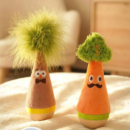 Wobble Carrot Dog Toy