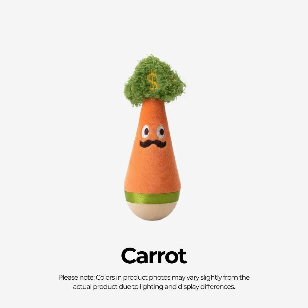 Wobble Carrot Dog Toy