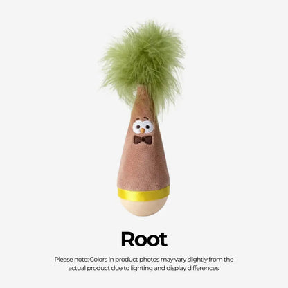 Wobble Carrot Dog Toy